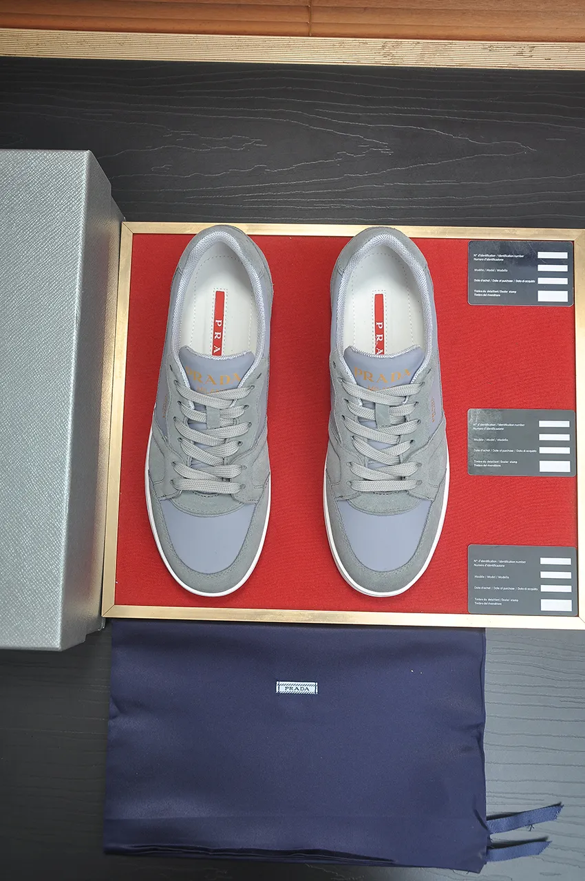 Men's shoes 💰580💶【PRADA】Top original, new season, high quality original goods, top imported calfskin with original imported glue, imported cowhide inside with original cowhide feet, original outsole! Quality guaranteed! Code 38-45 (45 customized)